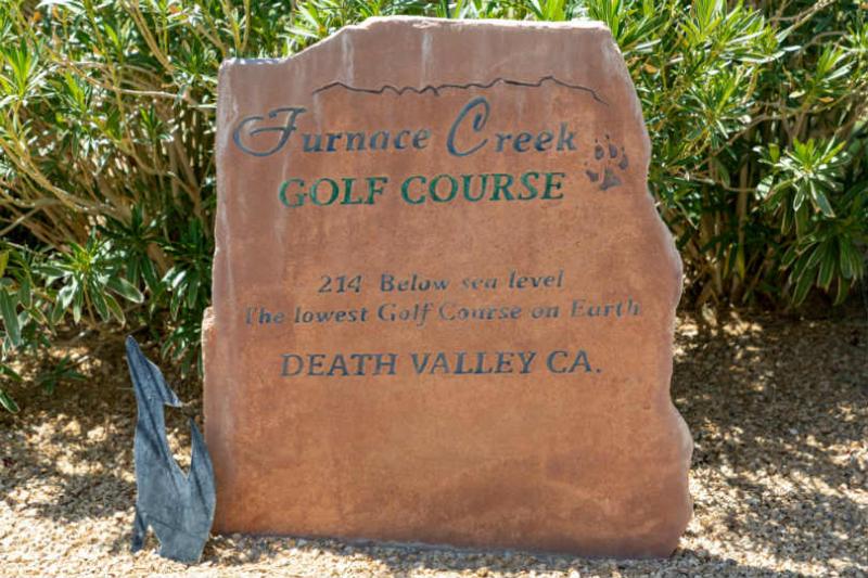 Furnace Creek Golf Course in Death Valley, California  Picture: Peter Ellegard