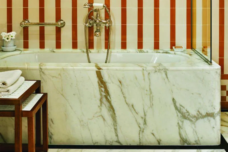 New bathroom in the Belmond Splendido Mare