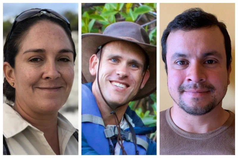 Galapagos Islands Expedition Team: Paulina Aguirre, Nicolai Bolling, Leandro Vaca.