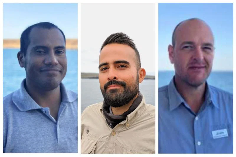 Galapagos Islands Expedition Team: Jeffo Marquez, Bernardo Galvez, Jason Heilmann.