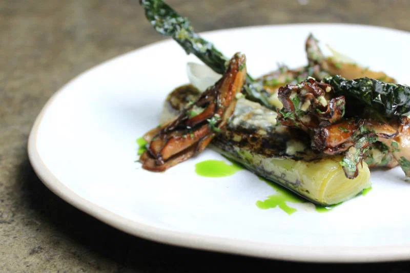 A veg-based meal at Fallow