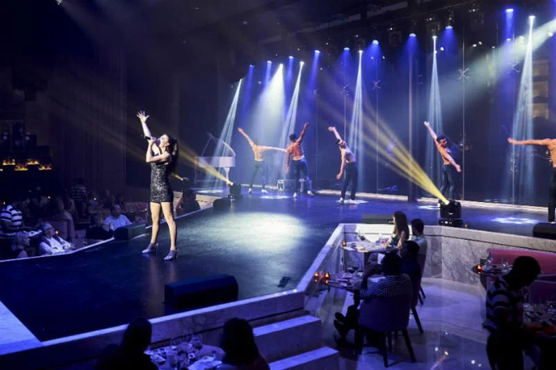 Chic Cabaret at the TRS Coral Hotel in Costa Mujeres, Mexico