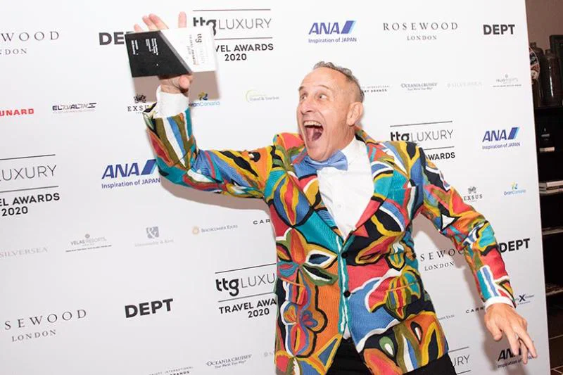 Bill Bensley won the prestigious Contribution to Luxury Travel award