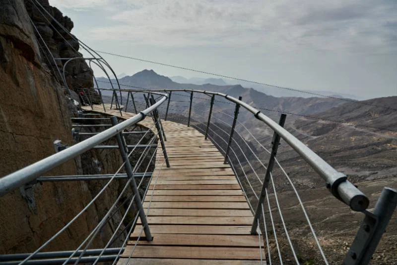Ras Al Khaimah's Jais Adventure Peak has a Sky Bridge