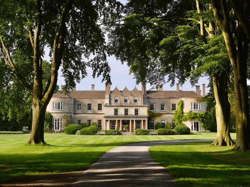 Lucknam Park, a luxury hotel near Bath, features on the site