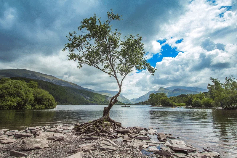 Scafell Pike could be explored from one of the remote camps
