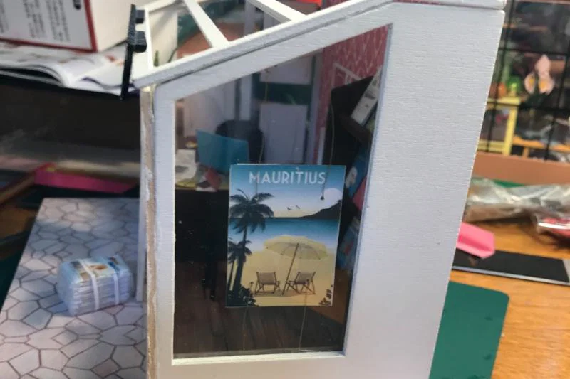 Agent crafts miniature model of high street store
