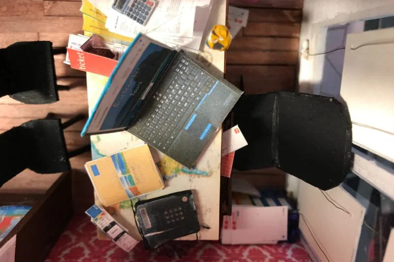 Agent crafts miniature model of high street store