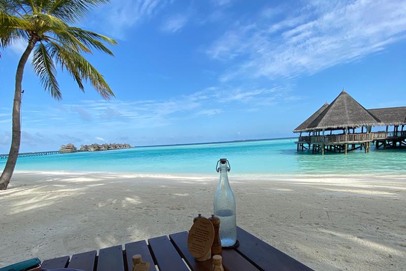 They decided to make the most views like this, at Gili Lankanfushi