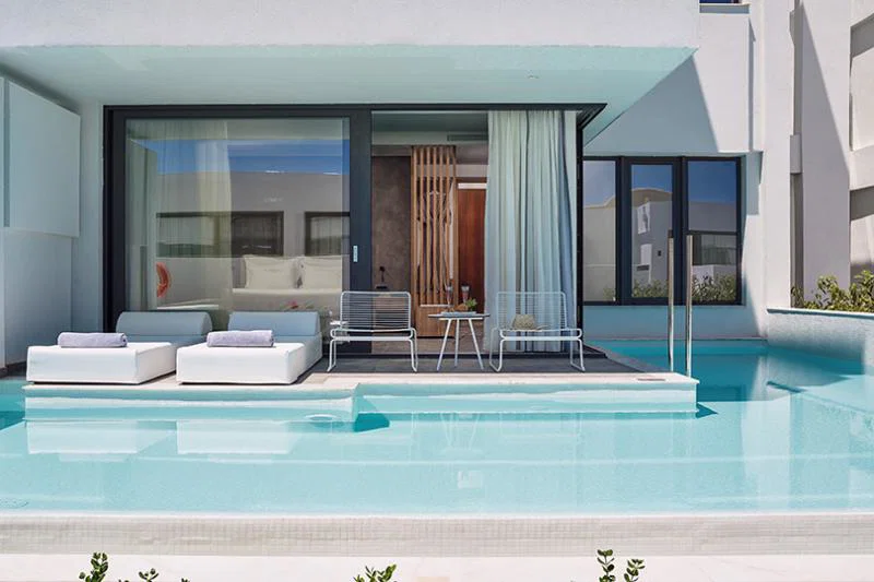 A pool suite at the Lindos Grand Resort & Spa