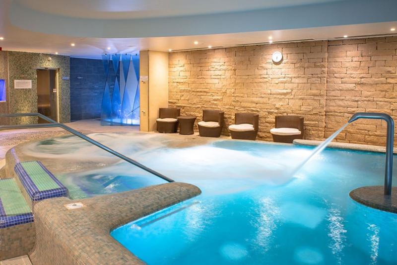 The hydrotherapy pool is part of the wellbeing offer at the Old Course Hotel, Golf Resort & Spa