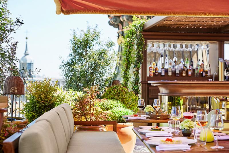 The hotel's signature restaurant by chef Dani Garcia, designed by Martin Brudnizki