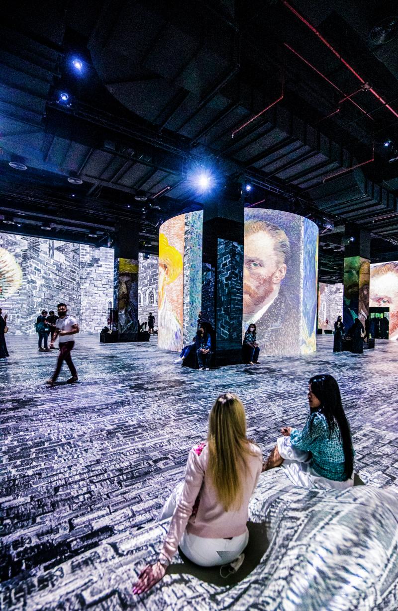 Infinity des Lumieres in downtown is a new digital art gallery