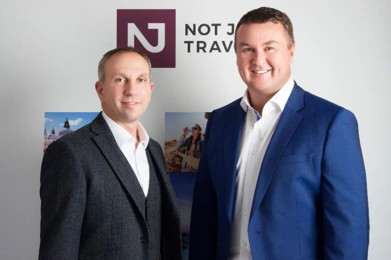 Not Just Travel cofounders Steve Witt and Paul Harrison