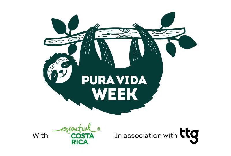 Pura Vida Week with Costa Rica logo