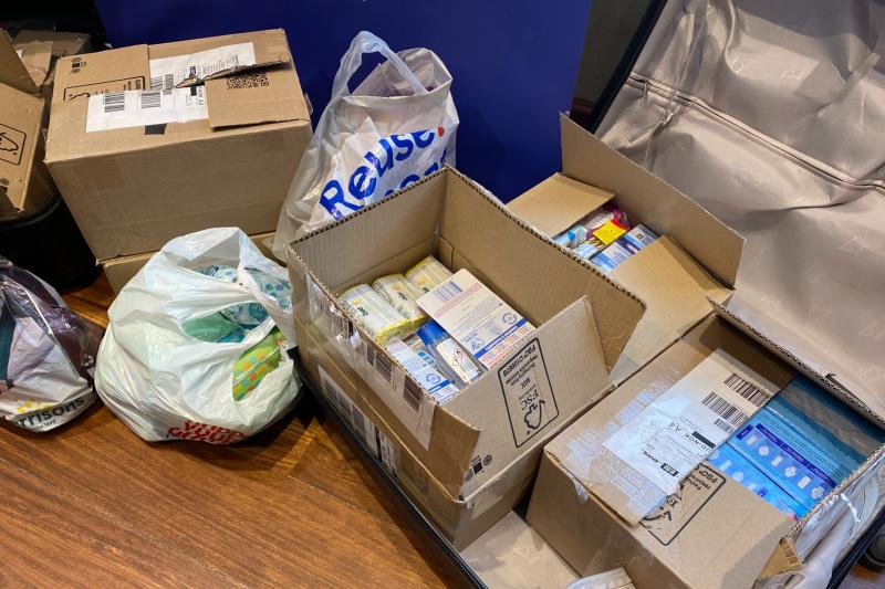 Clia delegates fill suitcases with Ukraine aid donations