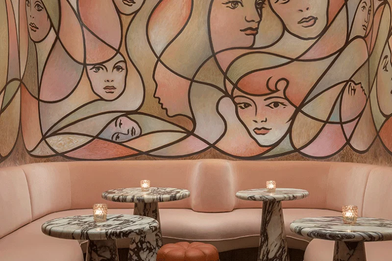 The Snug at The Berkeley Bar has a mural many have flocked to see