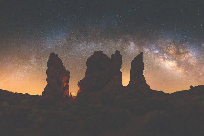 Star gazing in Parque Nacional del Teide