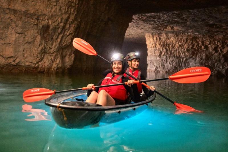 Underground adventures are ideal for thrill seekers