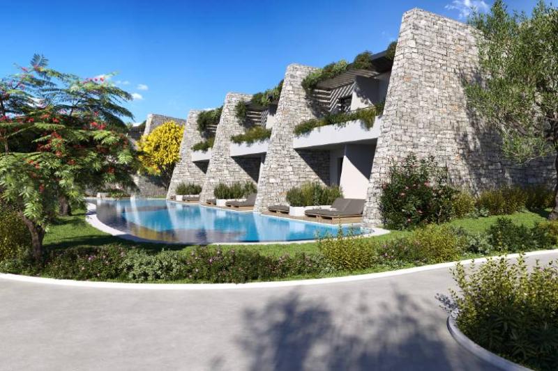 The property has been designed using a variety of natural materials