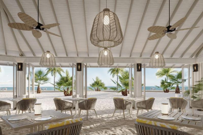 Guests can dine with sand underfoot at the new restaurant Cumin