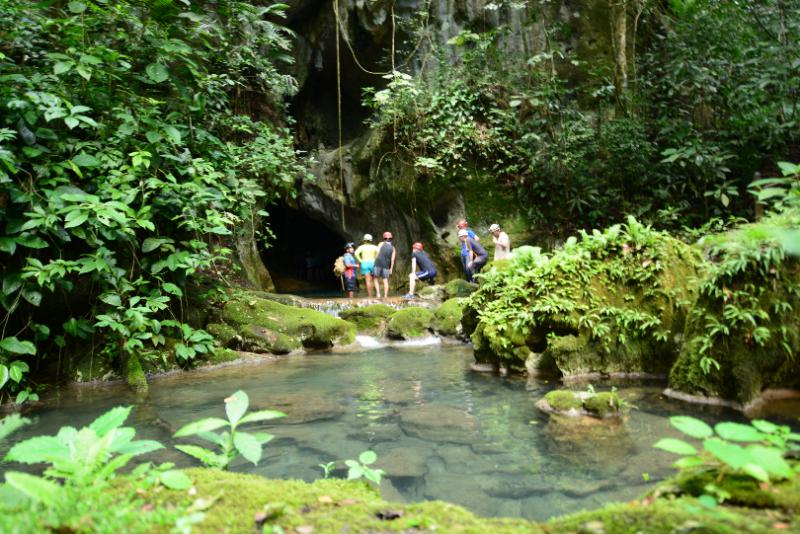 The entrance to the ATM Cave, which houses ancient Mayan artefacts