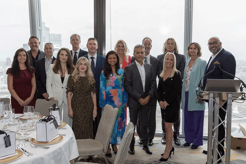 Some of the Exsus Travel Team at Shangri-La The Shard