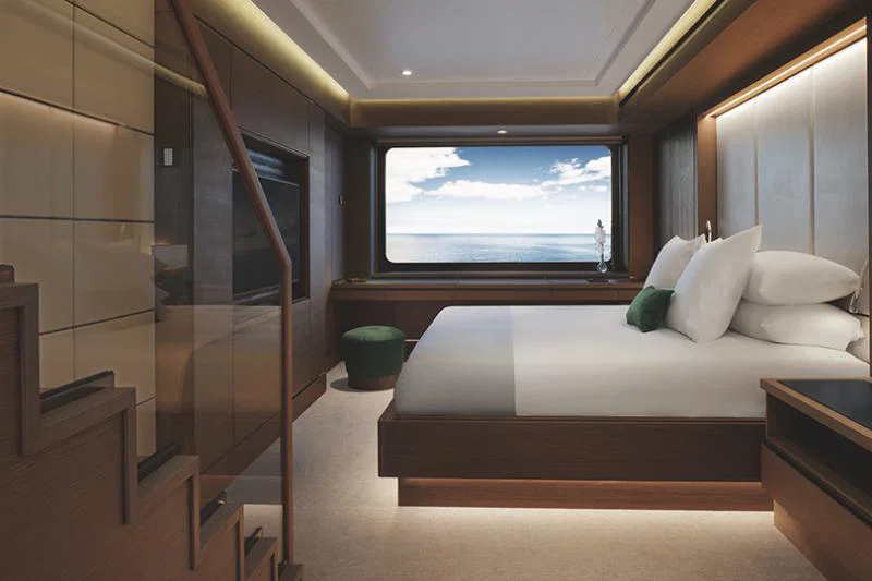A loft suite, one of the options available onboard Evrima (Credit: Francisco Martinez)