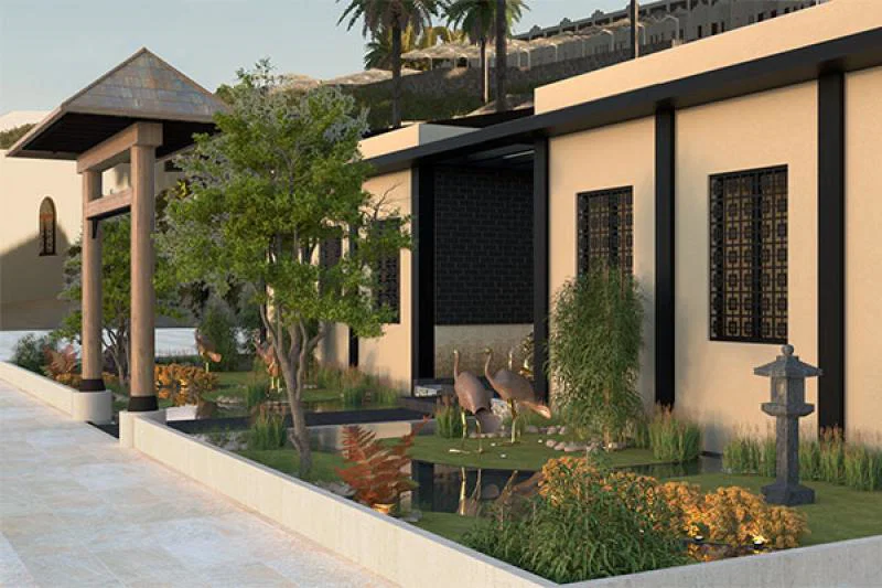 The all-suite resort will offer seven grades of accommodation