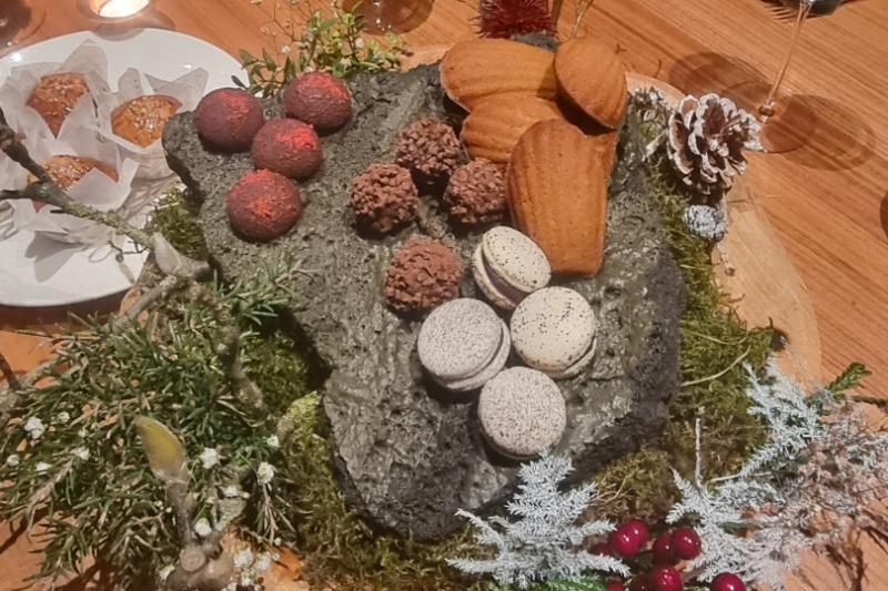 The enticing dessert line-up of the six-course ‘guest chef and wine pairing series’