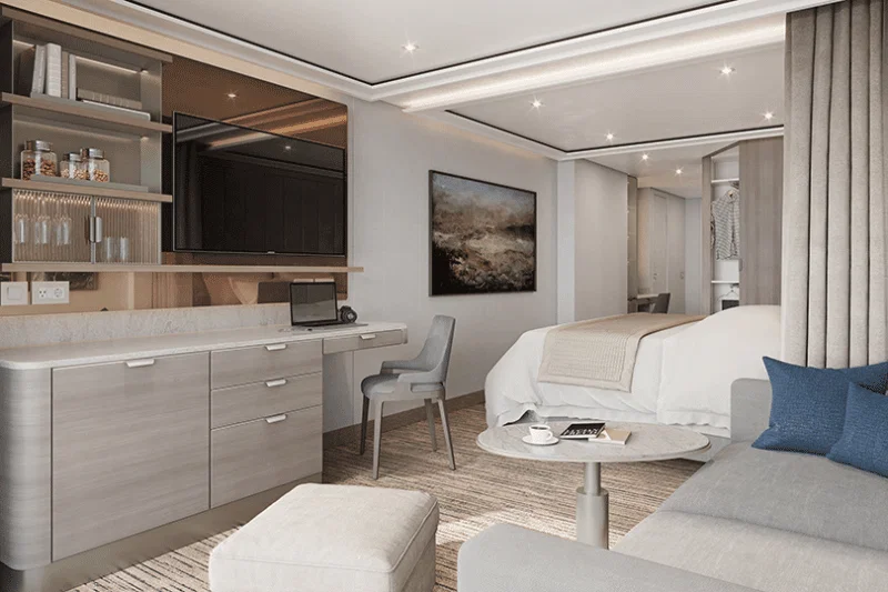 Veranda suite is among one of 13 categories on board Silver Nova