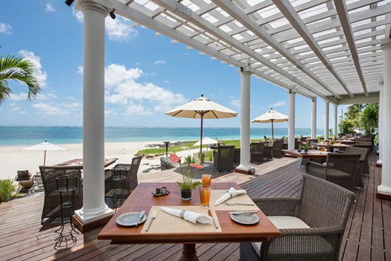 The Plantation a la carte restaurant has beachside views
