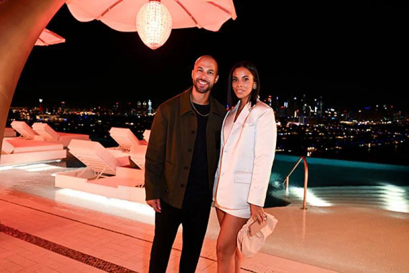 Marvin and Rochelle Humes attended the launch of Kendall Jenner's 818 Tequila brand at the hotel. Credit: Jeff Spicer/Getty Images for Atlantis The Royal