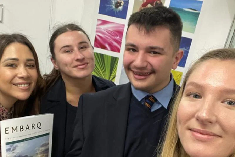 Members from Hays Travel's Portsmouth store