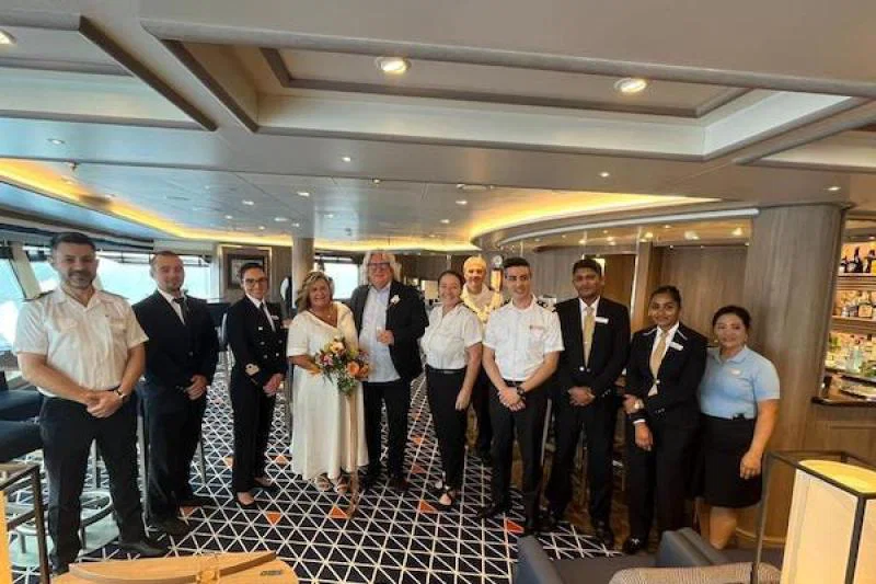 SPAA power couple finally tie the knot after whirlwind ship wedding