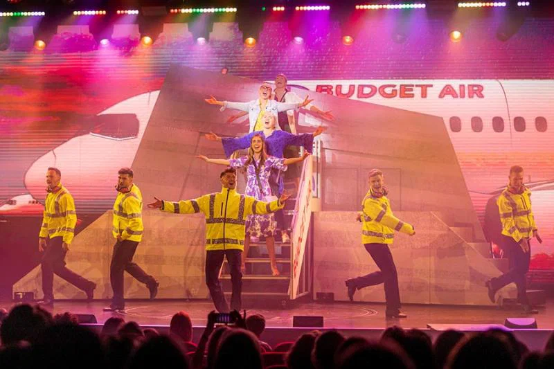 Arvia's entertainment includes Greatest Days: The Official Take That Musical