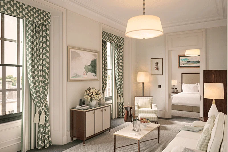 The Westminster Suite will be one of the accommodation options at Raffles London at The OWO