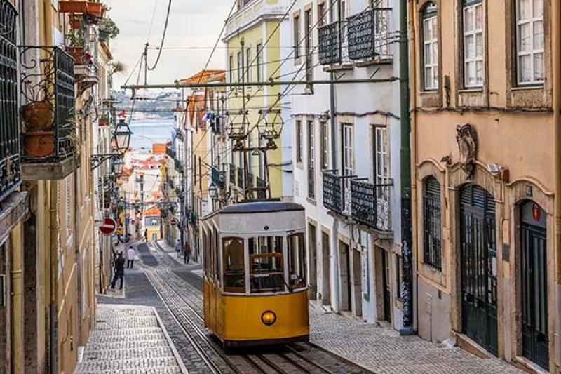Clients can explore Lisbon by tram