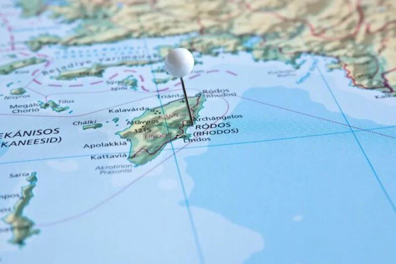 Rhodes Greece map iStock-529387215 (Credit: iStock)