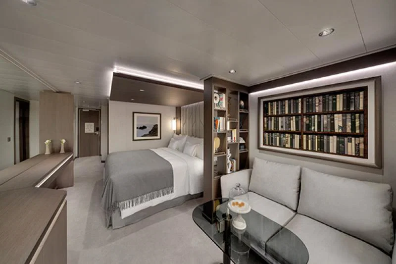 An ocean terrace suite on the newly launched Explora I
