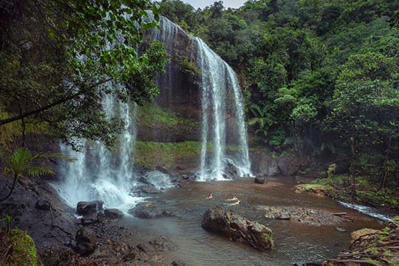 Guests can explore Palau's hidden waterfalls