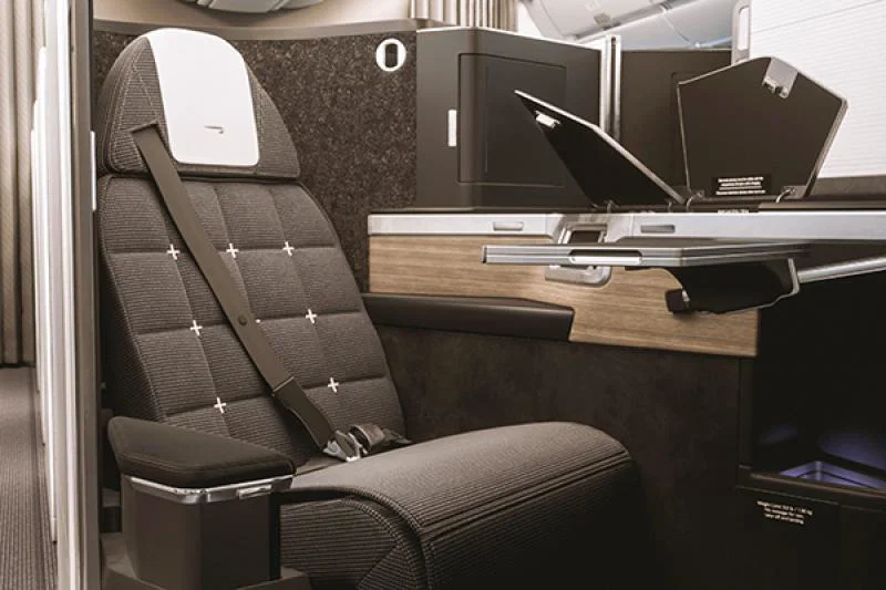 A Club Suite on BA's Boeing 777-300 aircraft