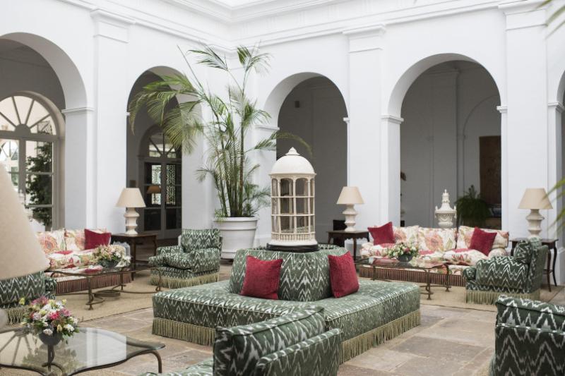 Courtyard at Finca Cortesin, Spain