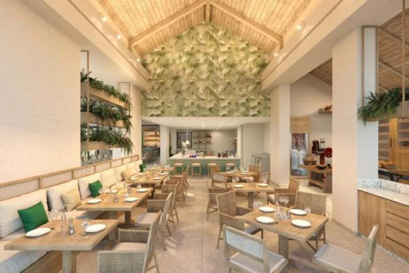 Six Senses La Sagesse's all-day restaurant