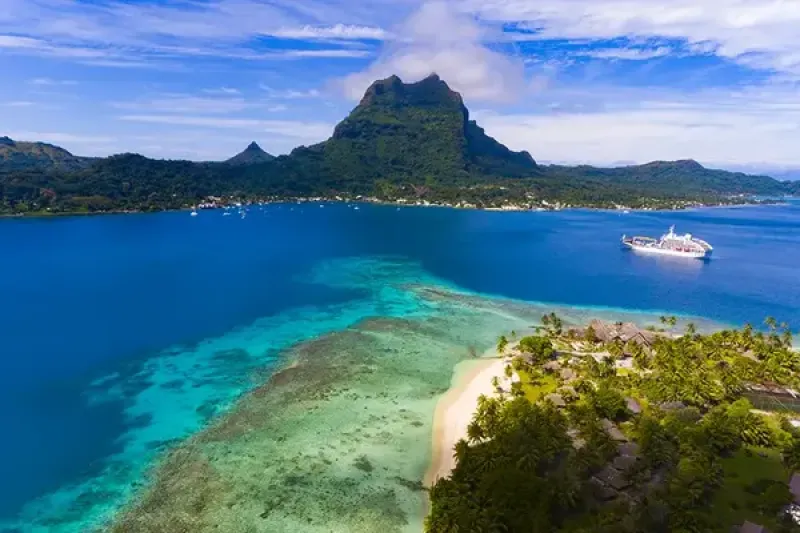 Bora Bora is offered as a stopover