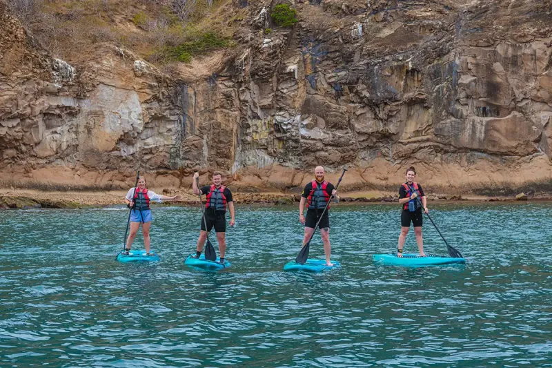 Paddleboarding was a popular choice with HX