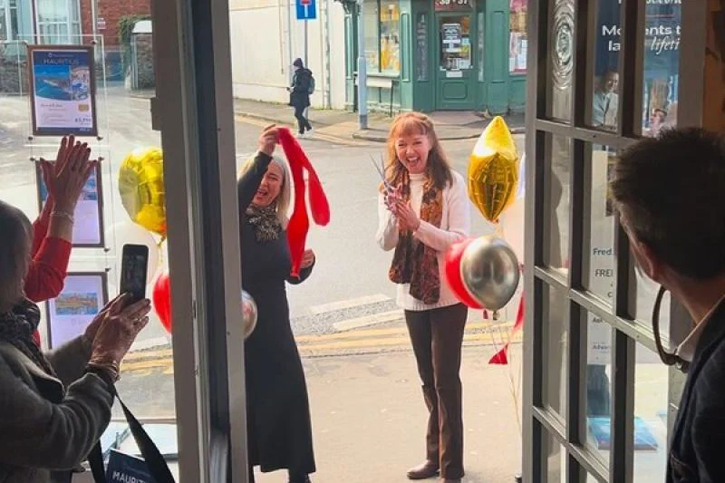 Gavin & Stacey star Melanie Walters lights up new Sam Smith Travel store opening in hometown