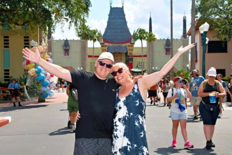 Joe McDonnell with husband