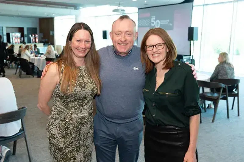 TTG's editorial director Pippa Jacks (right), moderated the panel featuring Marble City Travel's Tom Britton (middle) and TTG's head of insight Sarah Dennis (left). (Credit: Steve Dunlop)