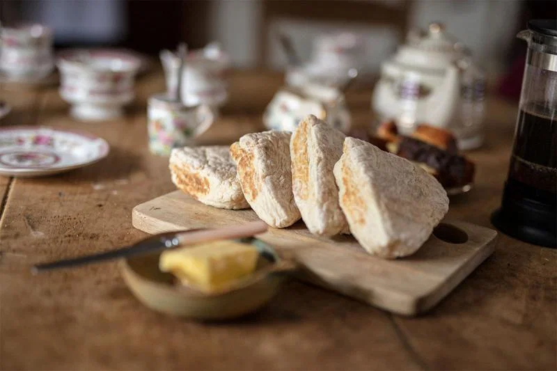 Visitors can enjoy homemade soda bread at Traceys Farmhouse Kitchen in Strangford Lough, Co. Down